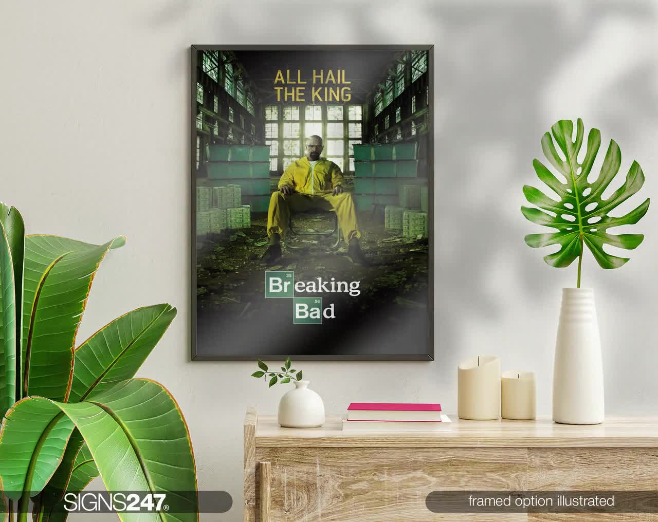Breaking Bad All Hail the King Poster | Prints for Cinema Rooms